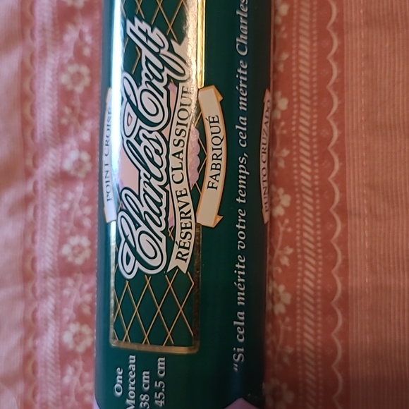 NWT CharlesCraft 16 count Aida cloth antique white 15" x 18" - Picture 2 of 5